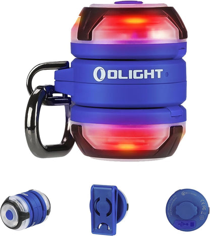 6 color settings (red, green, blue, white, rgb chase, alert) and 4 lighting modes (constant, flash, sync flash, sos)