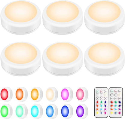 BLS LED Puck Lights — Clean Wireless Lighting for Uncluttered Modern Spaces