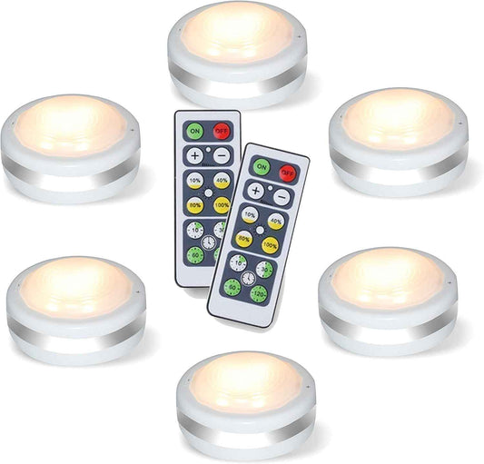 Starxing Puck Lights – Cozy Accent Lighting for Bedroom and Reading Nook Decor, 3 Color Temperatures
