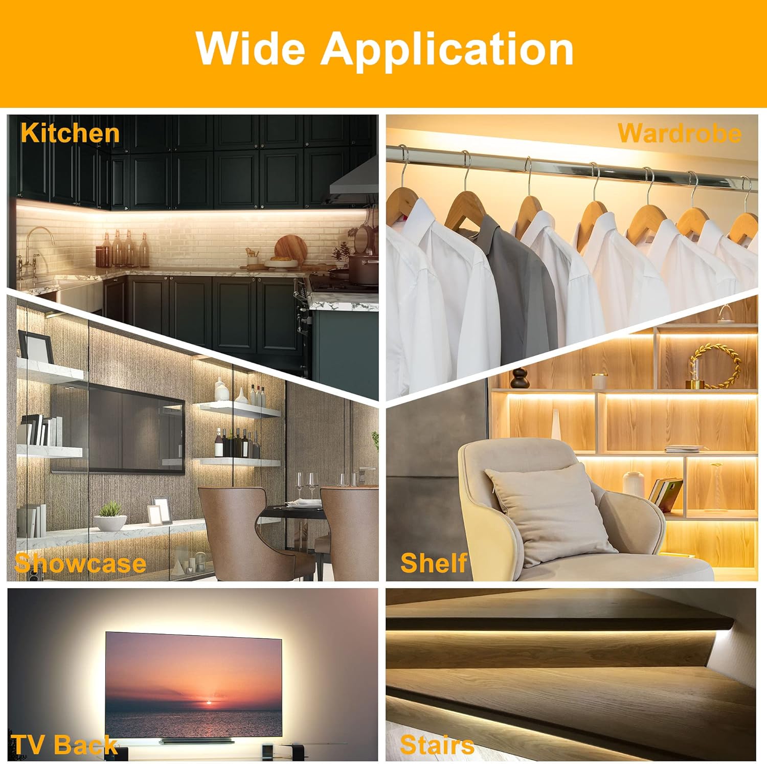 6-level dimming via ir remote or mini in-line dimmer