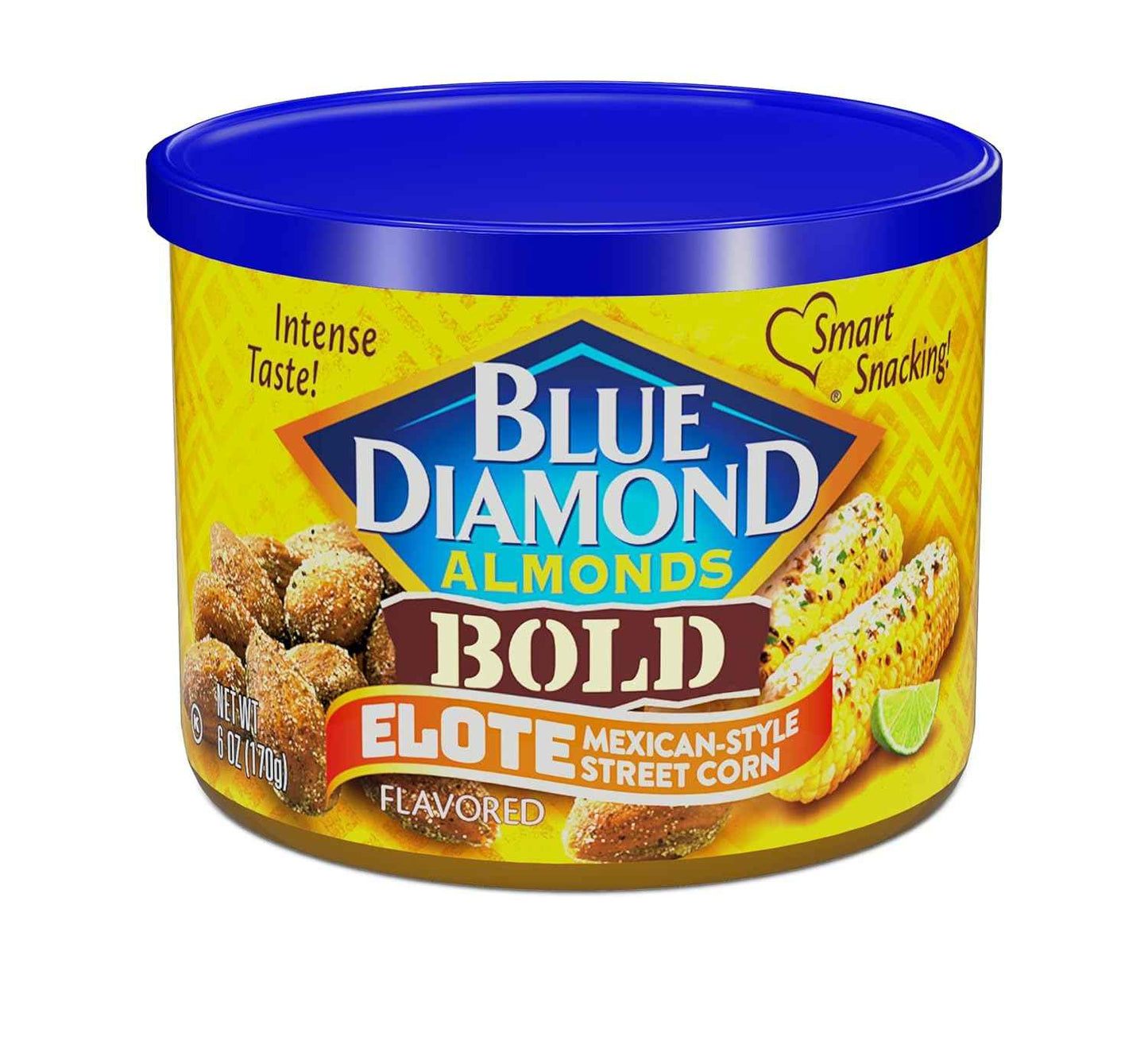 Blue Diamond Almonds BOLD Snack Nuts Variety Gift Pack, 6 oz Resealable Cans for Birthday Gifts, Hostess Presents and Holiday Giving