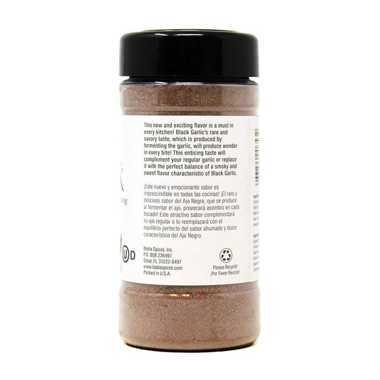 Badia Black Garlic Seasoning, 6 oz – Grilling & BBQ Rub for Steaks, Chicken & Smoked Meats Outdoors