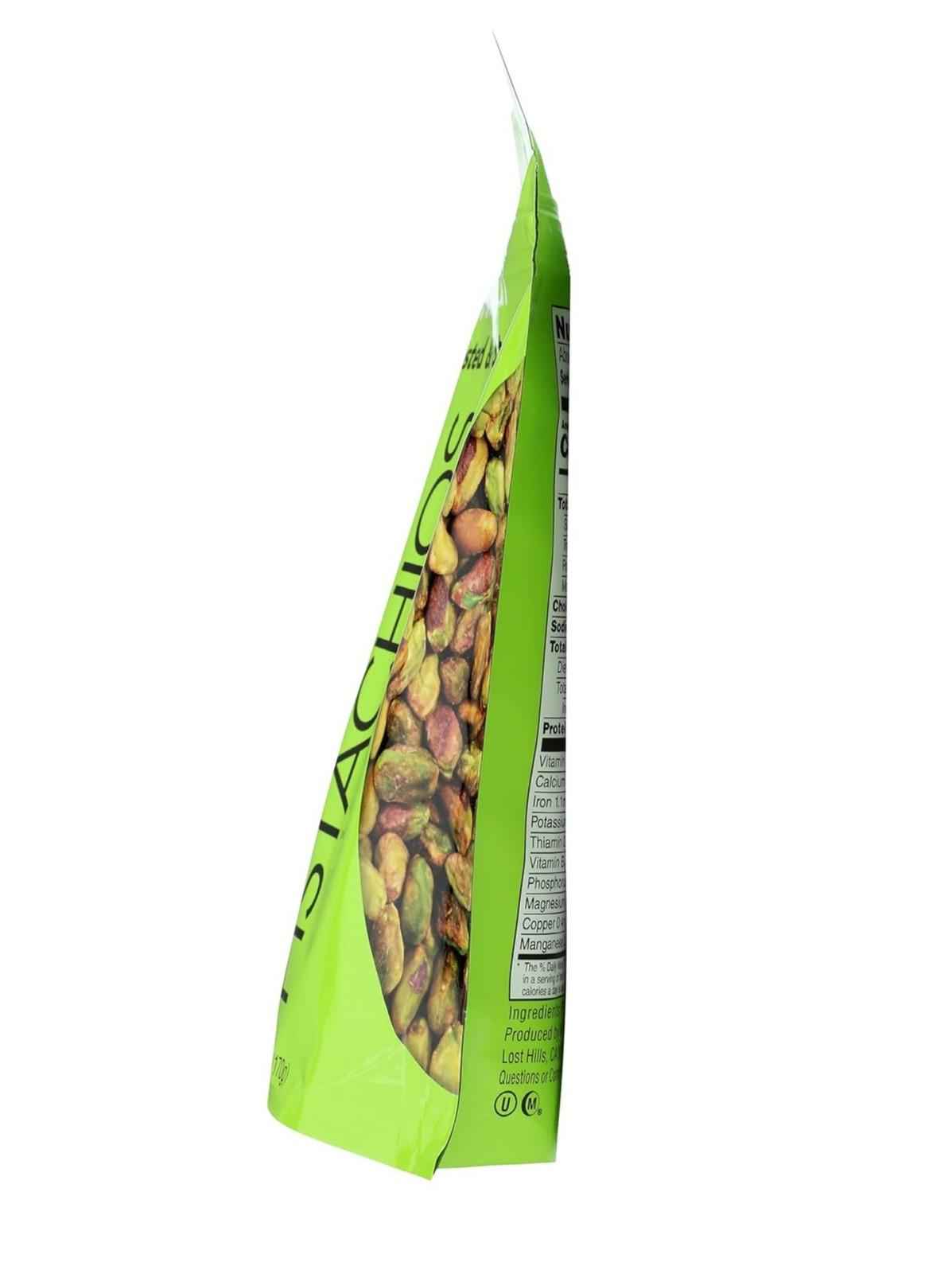 Wonderful Pistachios Roasted & Salted Shelled — Lunch Box Snack for School and After-School Pickups