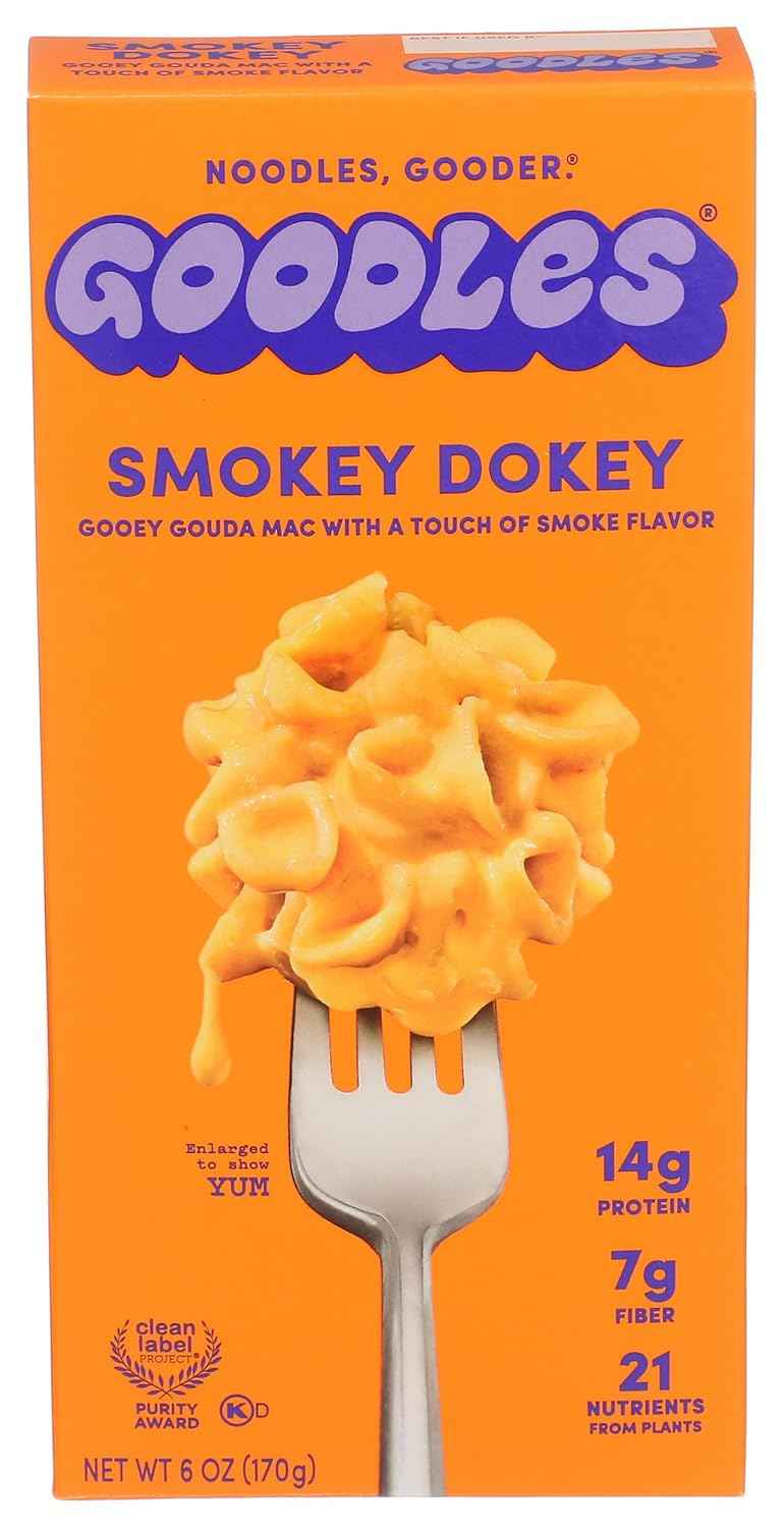 Goodles Smokey Dokey Mac & Cheese – Post-Surgery Recovery Comfort Meal, 6 oz