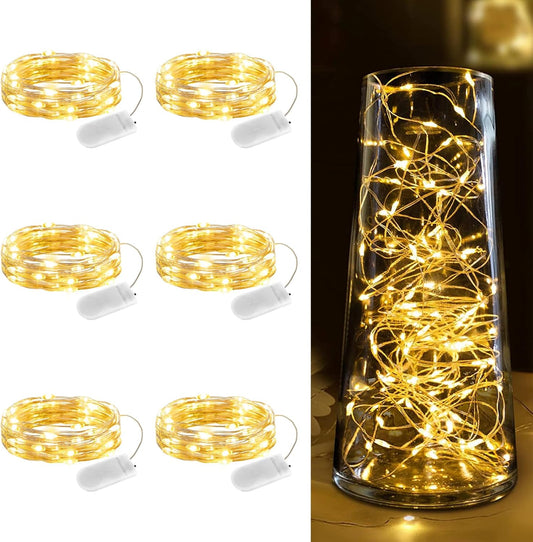 6-pack bundle of 7ft string lights with 20 energy-efficient leds each