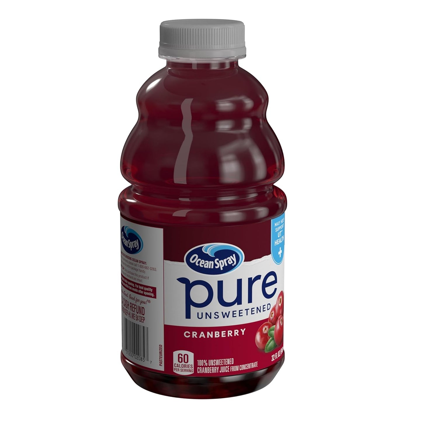 60 calories per 8 fl oz serving with fruit-equivalent nutrition claim