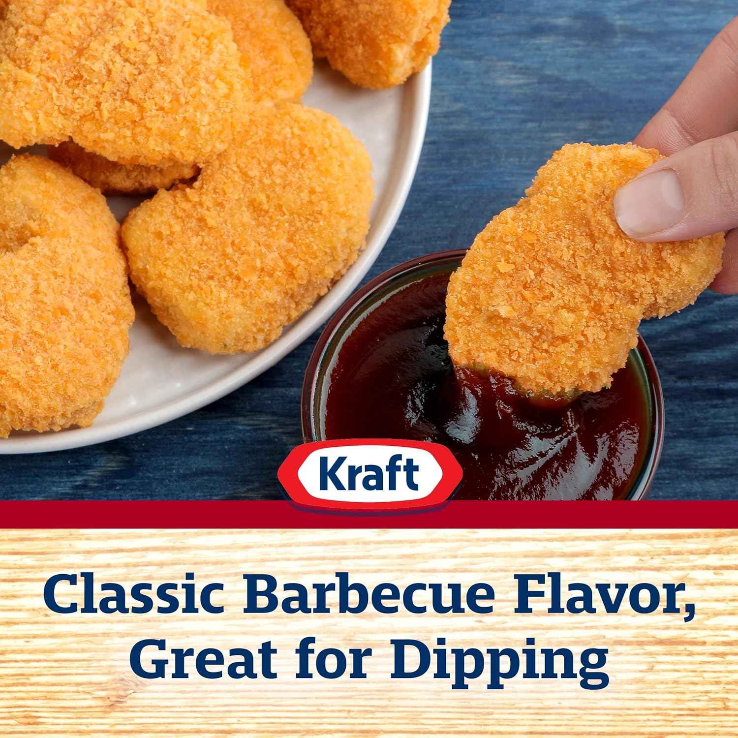Kraft Original BBQ Sauce – Family-Friendly Dip for Chicken Tenders, Fries, and Weeknight Dinners