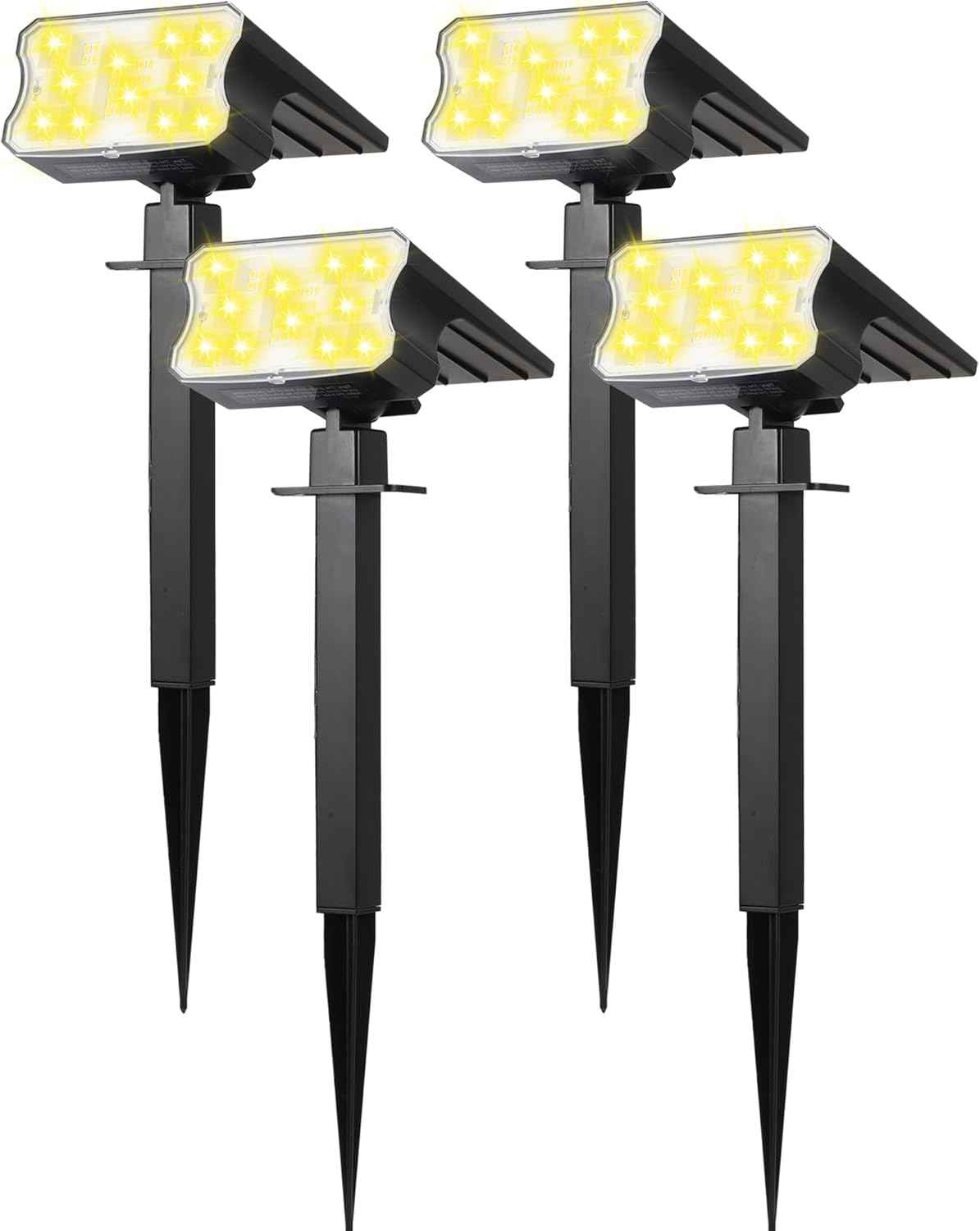 HGGH Solar Lights Outdoor Waterproof – Auto On/Off Dusk to Dawn Pathway Lights for Safer Nighttime Navigation