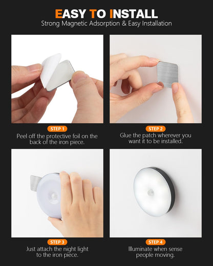 60-lumen led output in a 3.15-inch round, 0.6-inch thin puck form factor