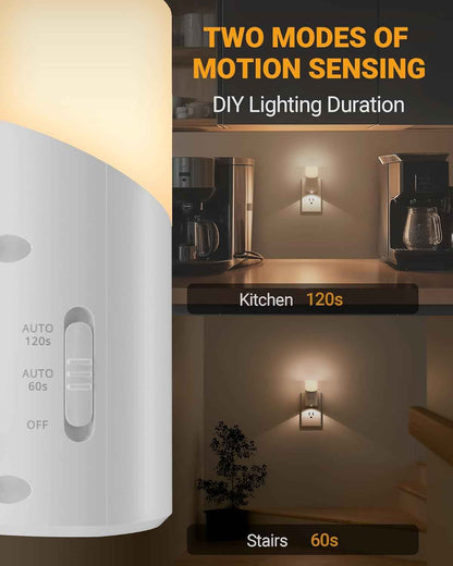 Lyridz Cylindrical Dual Light Nightlight – Modern 2700K Warm Glow for Bedroom Decor and Living Room Ambiance