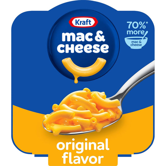 Kraft_Original_Mac_&_Cheese_Macaroni_and_Cheese_Dinner_3.5_oz_Tray,_Big_Bowl,_3.5_oz_Tray,_100_Calories_per_3.5_oz_serving_-_Carb,_Pasta