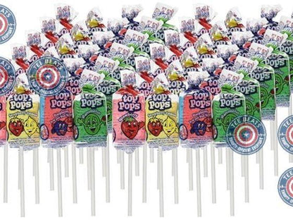 Top_Pops_Taffy_Pops,_48_Pack,_4_Assorted_Fruit_Flavor_Lollipops