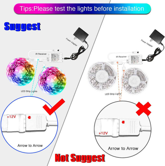 DAYBETTER Color Changing LED Strip – Housewarming Gift for Women, Home Decoration Mood Lighting for Bedroom and Dorm