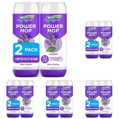 Swiffer PowerMop Floor Cleaning Solution, PowerMop Refills, Floor Cleaner for Mopping