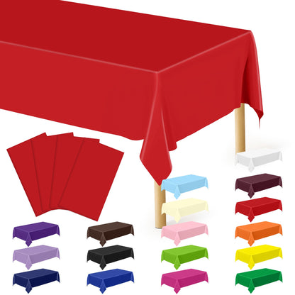 Red - 4pcs 54x108 in