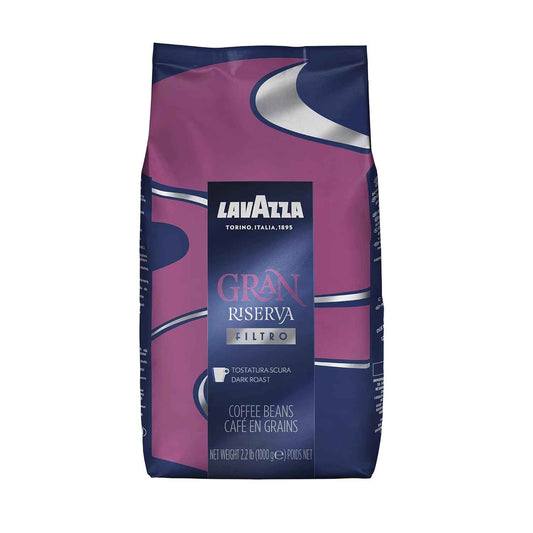 Lavazza Whole Bean Coffee Dark Roast, 100% Natural Arabica, Authentic Italian, Cocoa and Caramel aromatic notes