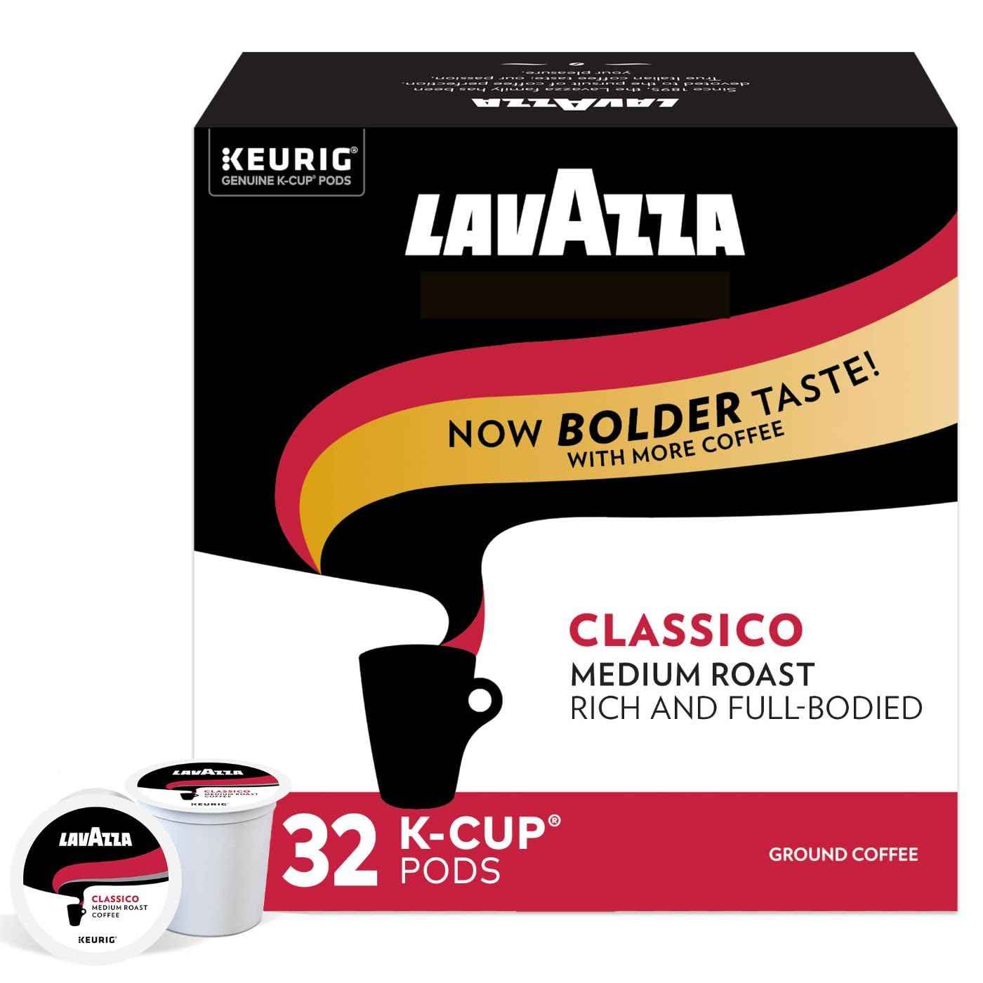 Lavazza Dolcevita, Single-Serve Keurig K-Cup Pods, Medium Roast Coffee