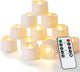 Warm White Glow, White Base - Pack of 12