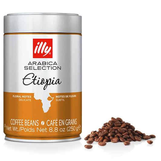 illy_Arabica_Selections_Ethiopia_Whole_Bean_Coffee,_100%_Arabica_Bean_Single_Origin_Coffee,_Light_Roast_with_Notes_of_Jasmine,_All-Natural,_No_Preservatives,_8.8_Ounce_Can_(Pack_of_1)