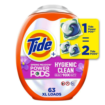 Tide Hygienic Clean Power PODS Laundry Detergent Pacs, Removes Visible and Invisible Dirt