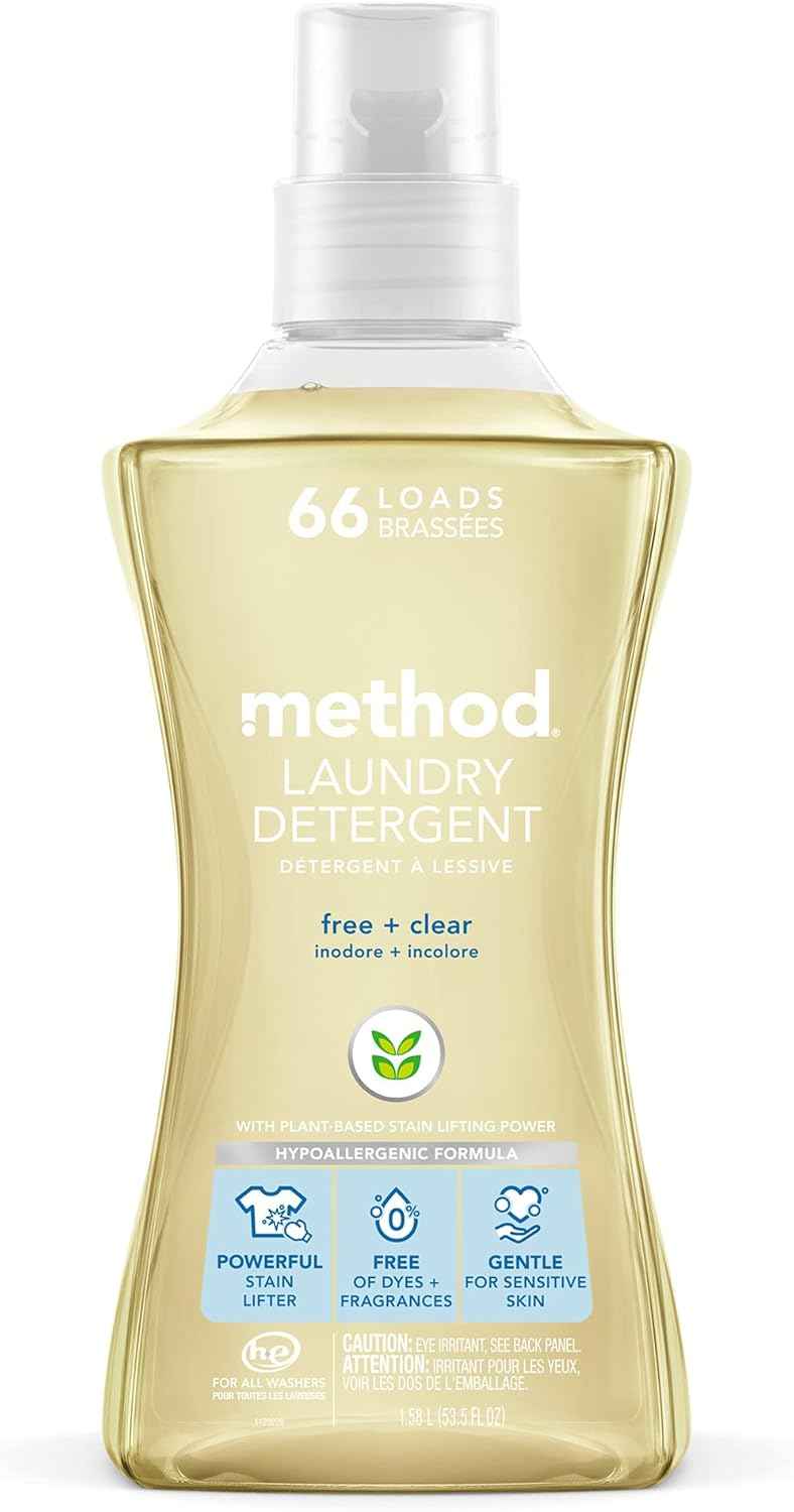 Method Liquid Laundry Detergent; Stain Remover; 66 Loads per 53.5 fl oz bottle