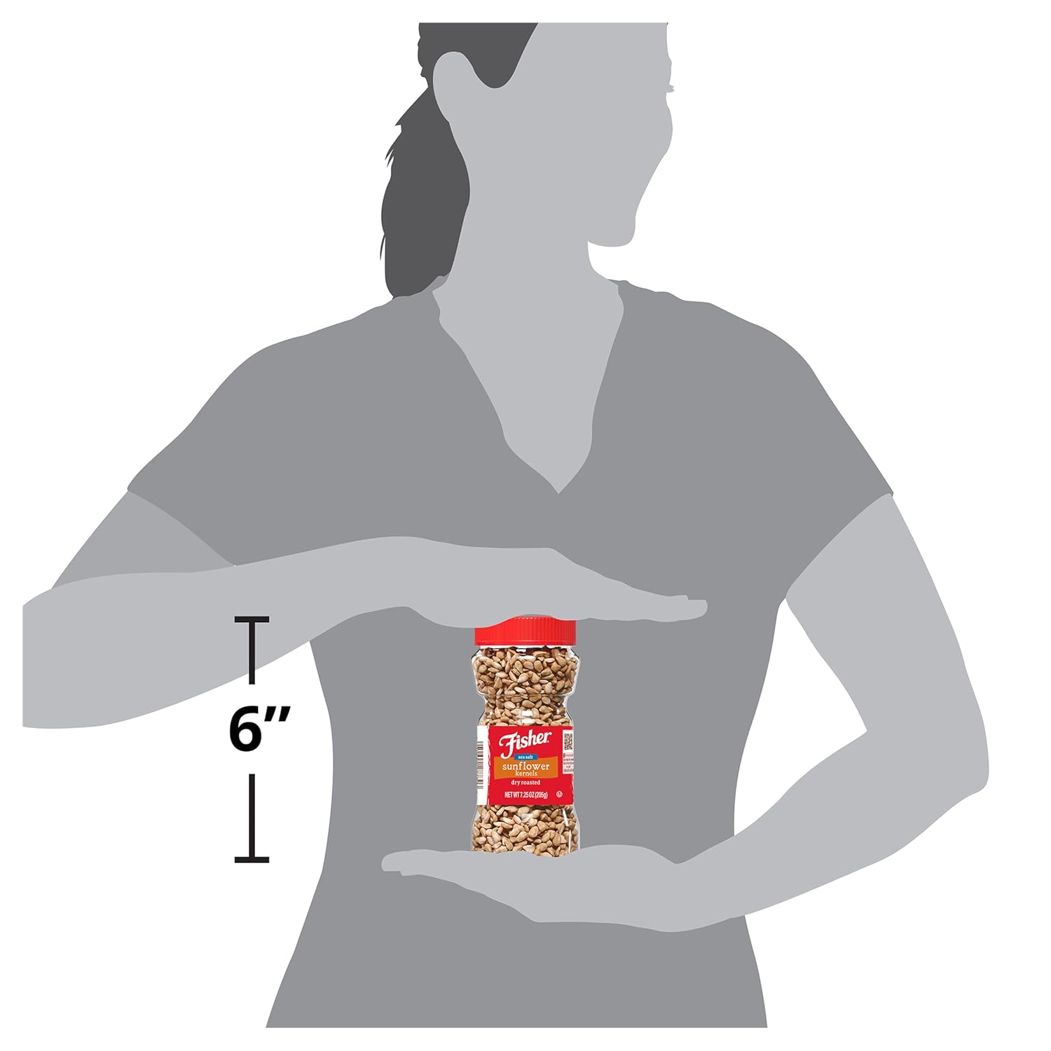 Fisher_Dry_Roasted_Sunflower_Seeds_Kernels_with_Sea_Salt,_7.25_oz,_Sunflower_Seeds_to_Eat,_Gluten-Free,_No_Sugar_Added,_Crunchy_Snacks_for_Adults,_Perfect_for_Salads,_Yogurt,_&_On-the-Go_Snacking