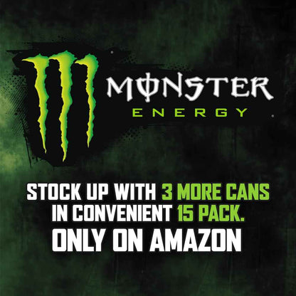 Monster Energy Drink, Green, Original, 16 Ounce | Pack of 15