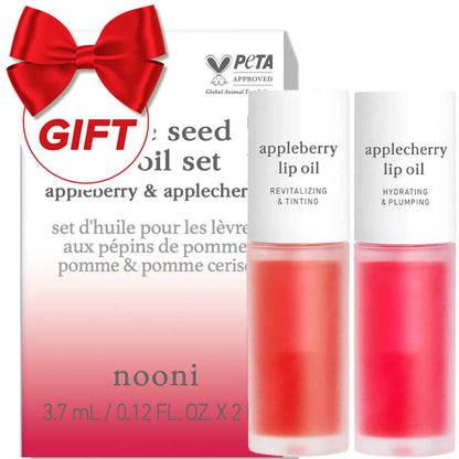 NOONI Korean Lip Oil | Long-Lasting, Moisturizing, Plumping, Revitalizing for Dry Lips, Waterproof, No Peel Off, Korean Tint, Hydrating Lip Stain, Nourishing Crystal Clear, 0.12 FL Oz