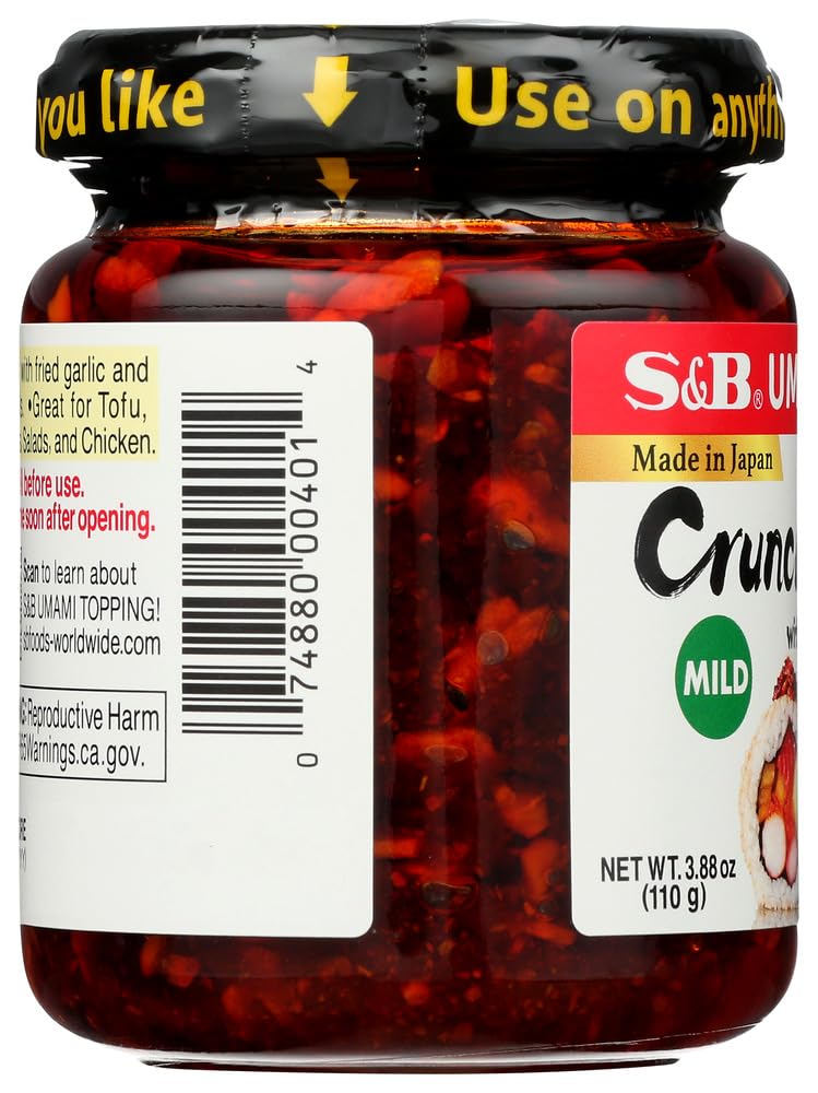 S&B_Chili_Oil_with_Crunchy_Garlic_Topping_3.9_Ounce_(Pack_of_3)