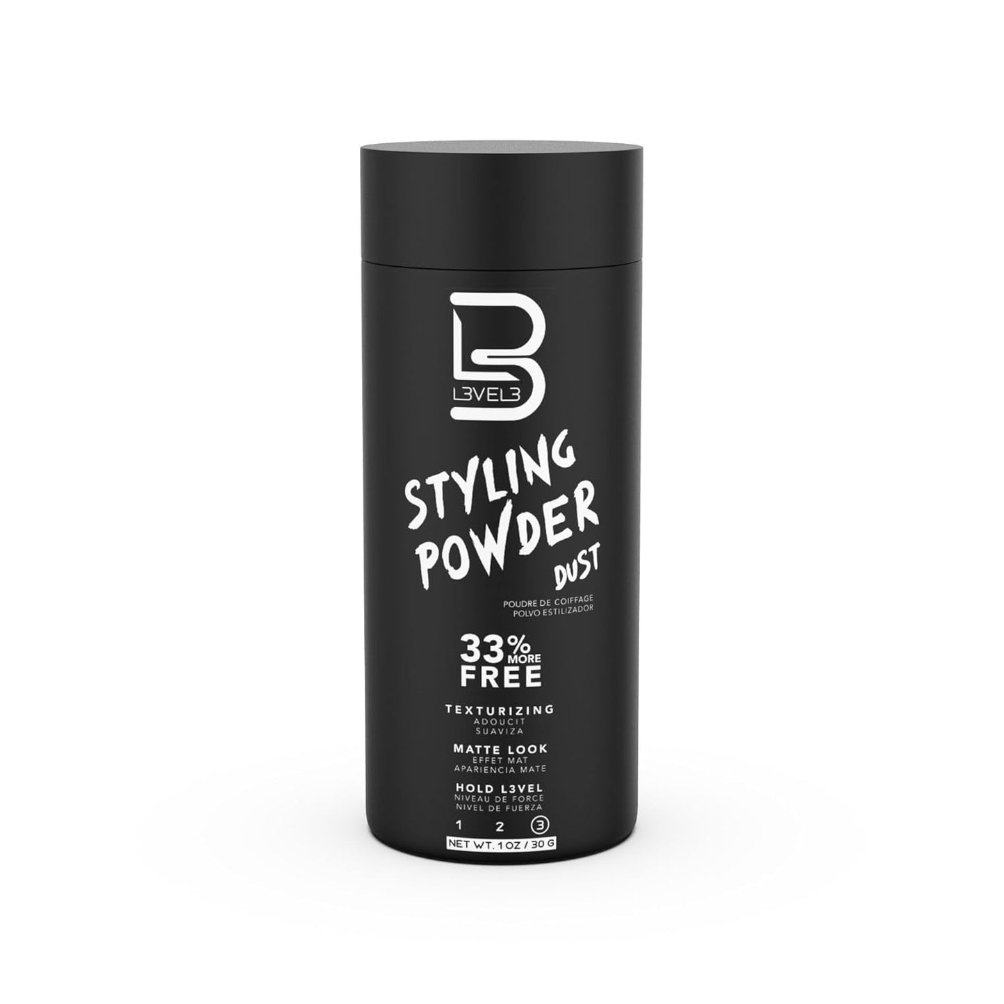 L3_Level_3_Styling_Powder_-_Natural_Look_Mens_Powder_-_Easy_to_Apply_with_No_Oil_or_Greasy_Residue_(Small_-_30_Grams)