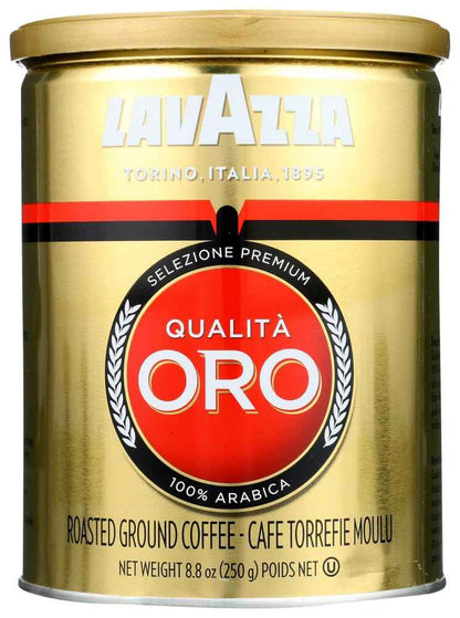Lavazza Qualità Oro Ground Coffee, Medium Roast, 100% Arabica
