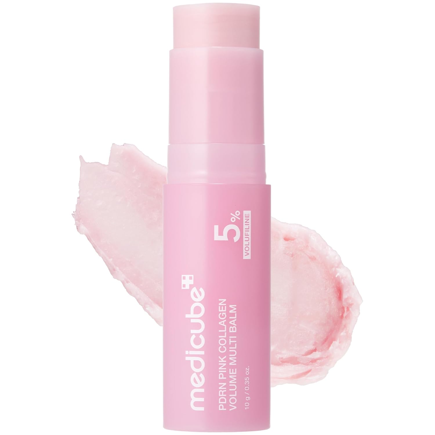 medicube_PDRN_Pink_Collagen_Volume_Multi_Balm_Stick_|_Volufiline,_PDRN,_NAD,_Collagen_|_Face_&_Body_Balm_for_Under-Eyes,_Neck,_Forehead,_Smile_Lines,_Lips_|_Plumping,_Radiance,_Line_Care_|_K-Beauty