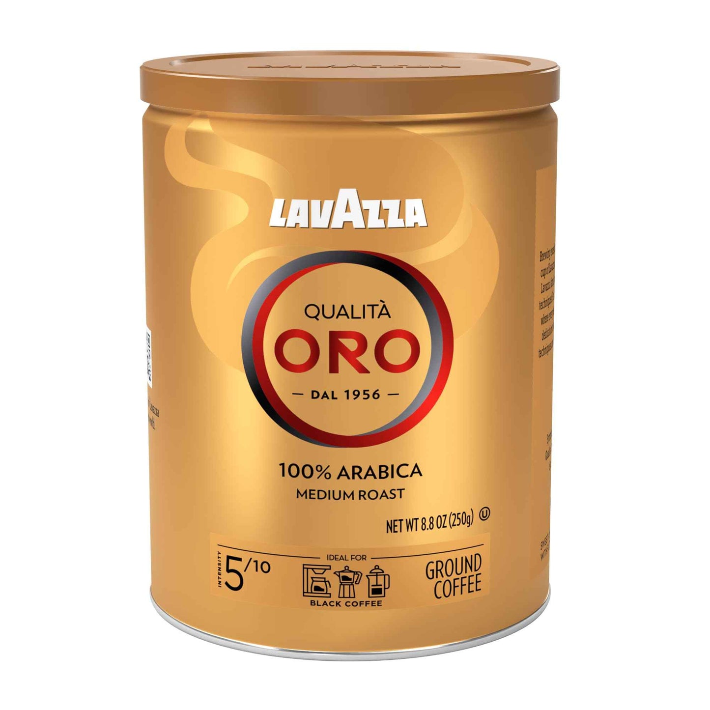Lavazza Qualità Oro Ground Coffee, Medium Roast, 100% Arabica