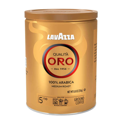 Lavazza Qualità Oro Ground Coffee, Medium Roast, 100% Arabica
