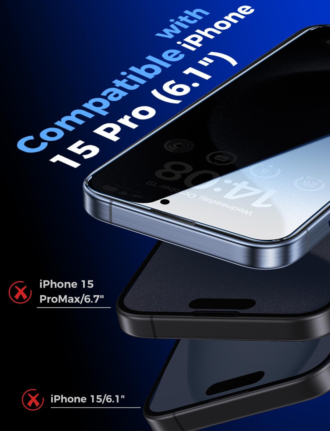 MAGIC_JOHN_2_Pack_for_iPhone_15_Pro_(6.1_inch)_Privacy_Glass_Screen_Protector,_Anti-spy_Tempered_Glass_Film,_Auto_Dust-Elimination_Installation,_Bubble_Free,_Case_Friendly