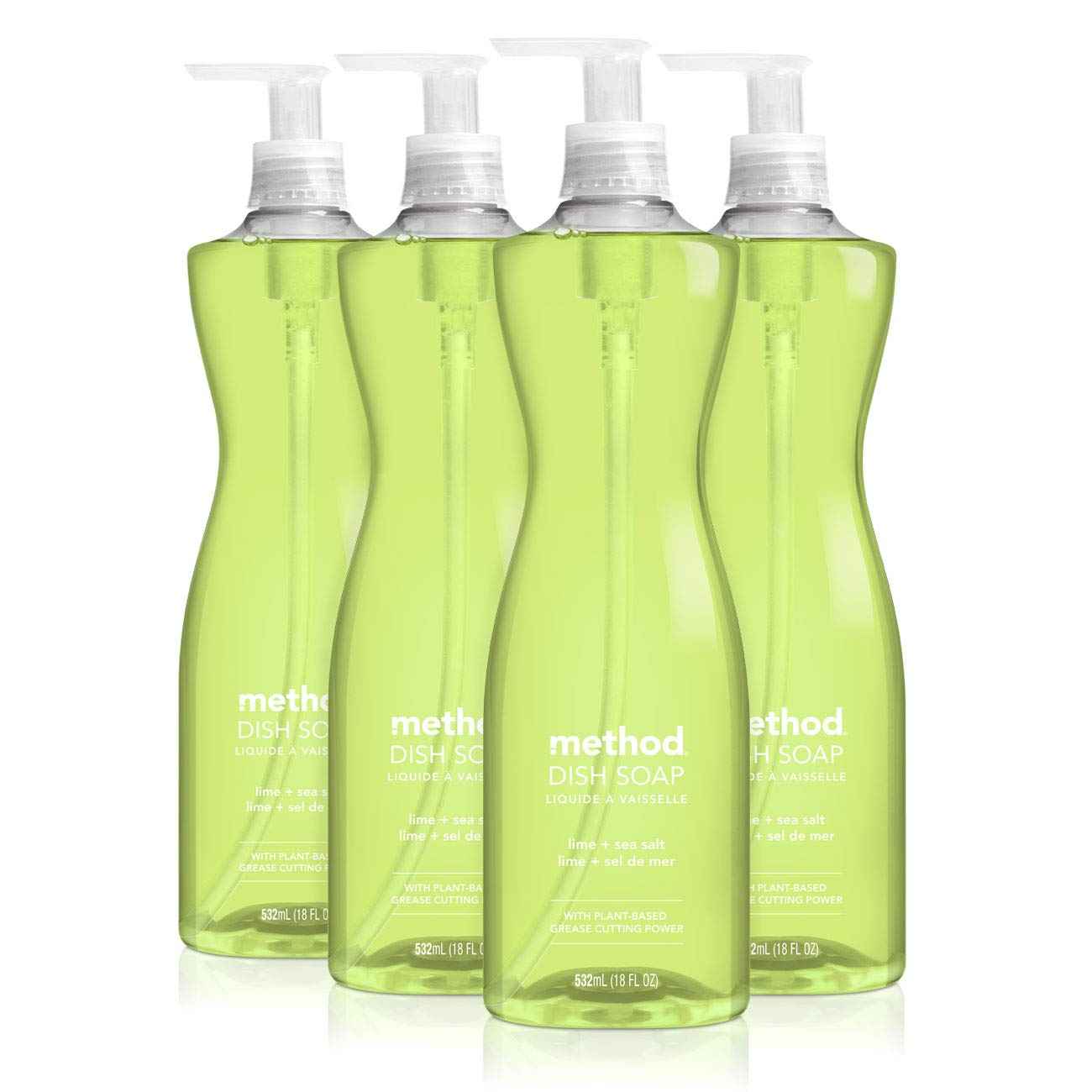 Method Dish Soap, Lime + Sea Salt, Tough on Grease