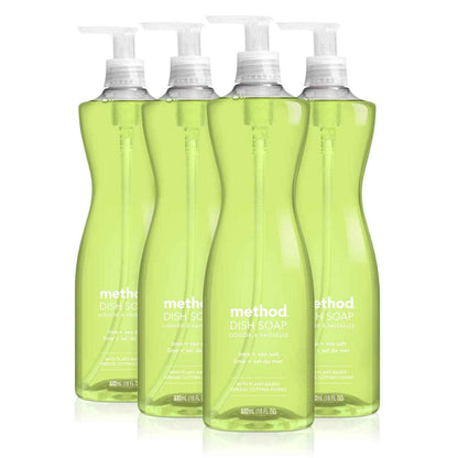 Method Dish Soap, Lime + Sea Salt, Tough on Grease
