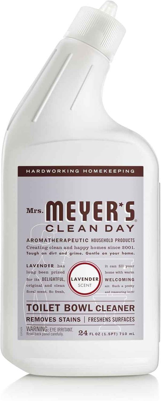 MRS. MEYER'S CLEAN DAY Liquid Toilet Bowl Cleaner, Stain Removing, Lavender, 24 oz