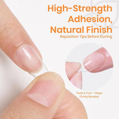 Beetles_2Pcs*20g_Solid_Nail_Glue_Gel,_Tipex_Soft_Nail_Tips_Glue_Super_Strong_for_Acrylic_Nails_Extension_Fake_Nails_Press_On_Nails,_Spring_Nail_Art,_U_V_Light_Required