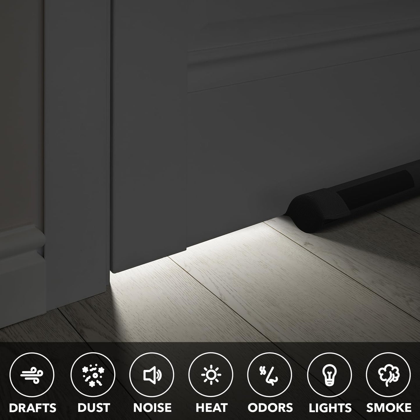Everlasting_Comfort_2_Sided_Under_Door_Draft_Stopper_for_Bottom_of_Doors_-_Quick_Install,_Keeps_Heat_In_&_Cold_Air_Out_-_Sound_Proofing_Foam_Strip_Gap_Filler,_Noise_Blocker_for_Interior_-Fits_30"-36"W
