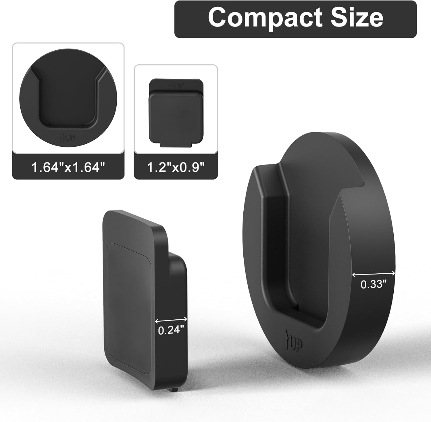 Magnetic_Remote_Control_Holder_Wall_Mount,_4_Pack_TV_Remote_Control_Holder_for_Fan/Air_Conditioner,_Self-Adhesive_Bedside_Caddy_for_TV_Backside/Bedroom/Office/RV_Home_Organizer_Storage(Black)