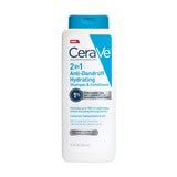 CeraVe 2 In 1 Hydrating Anti Dandruff Shampoo And Conditioner, 1% Pyrithione Zinc Dandruff Treatment, Color Safe & Sulfate Free Shampoo And Conditioner, Helps Eliminate Dandruff & Relieve Itchy Scalp