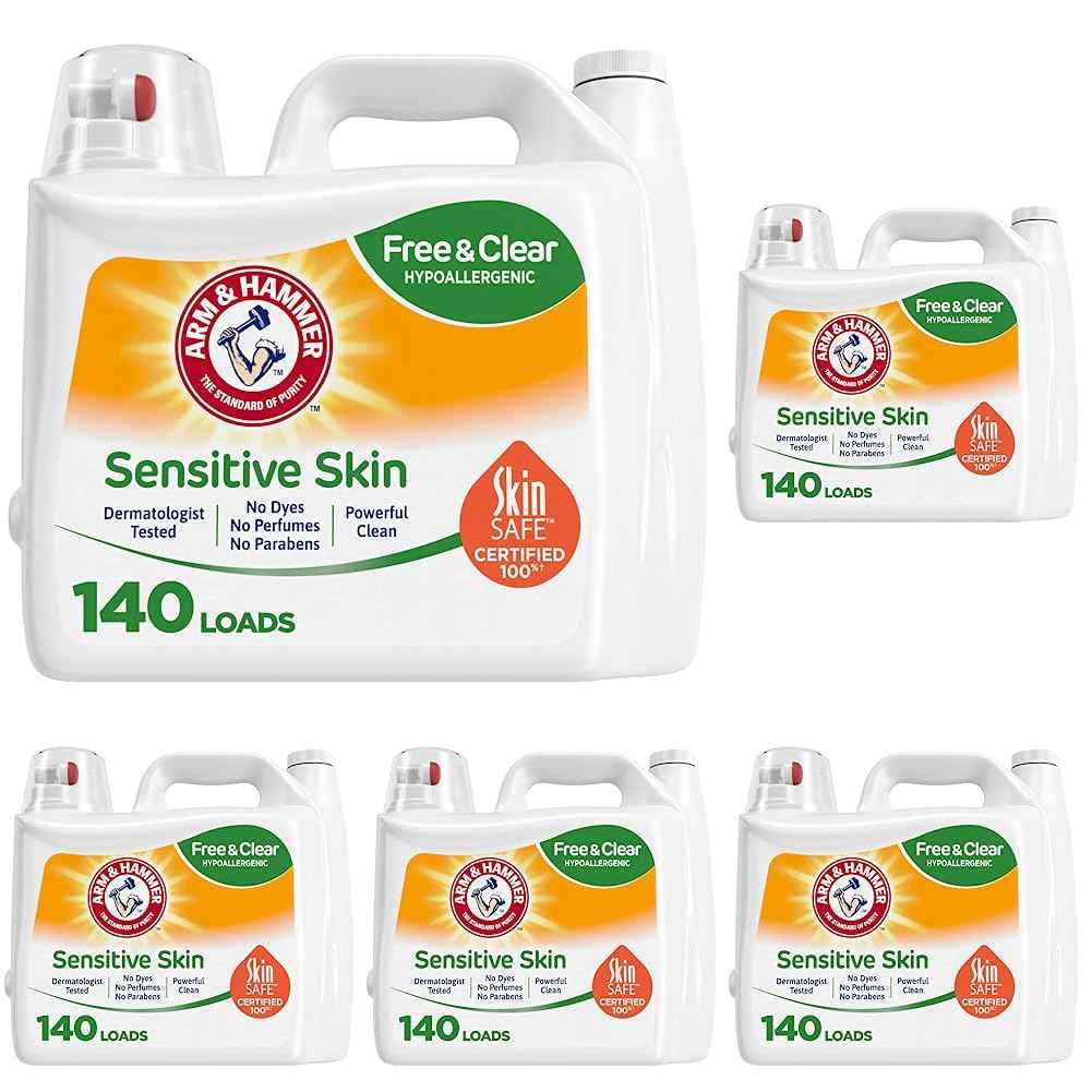 ARM & HAMMER Sensitive Skin, Liquid Laundry Detergent