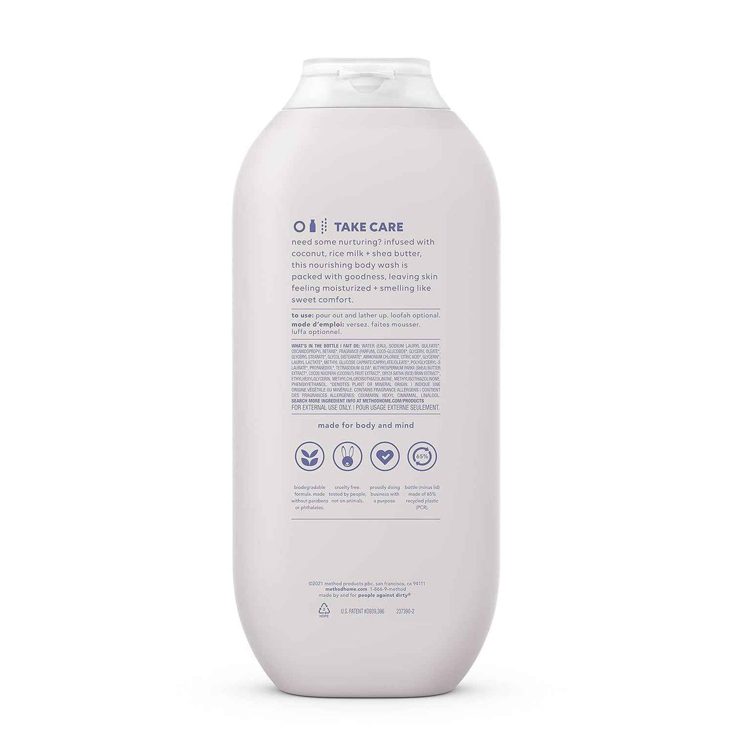 Method Body Wash, Paraben and Phthalate Free, 18 oz (Pack of 3)