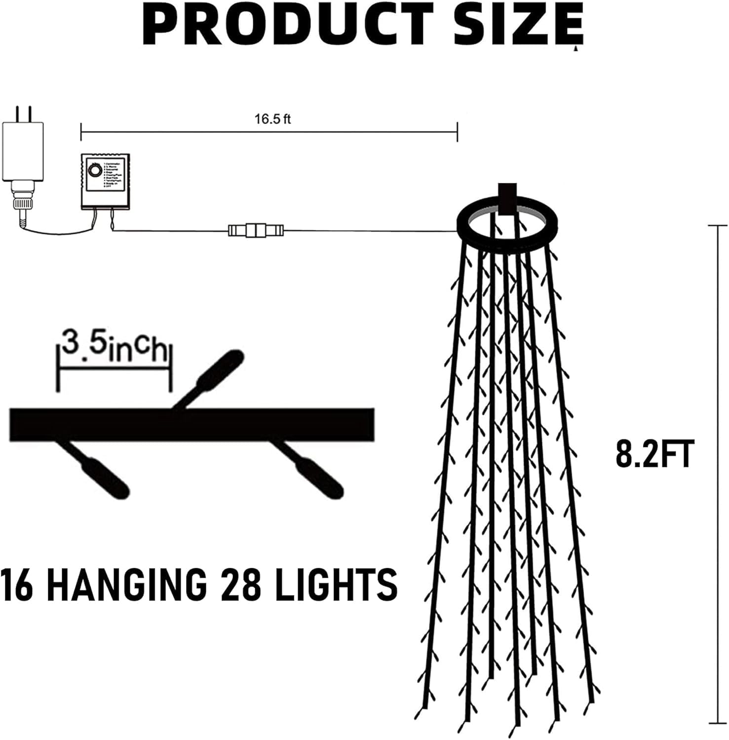 Dazzle_Bright_Christmas_Tree_Lights,_448_LED_Waterfall_Tree_Topper_Lights_with_Remote_&_8_Lighting_Modes,_8.2FT_X_16_Lines_Christmas_Light_for_Indoor_Outdoor_Yard_Party_Xmas_Decoration_(Warm_White)