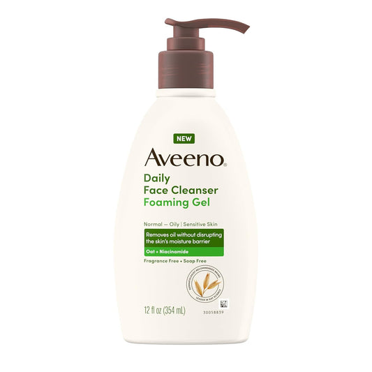 Aveeno_Daily_Foaming_Gel_Facial_Cleanser,_Fragrance_Free,_12_fl._oz