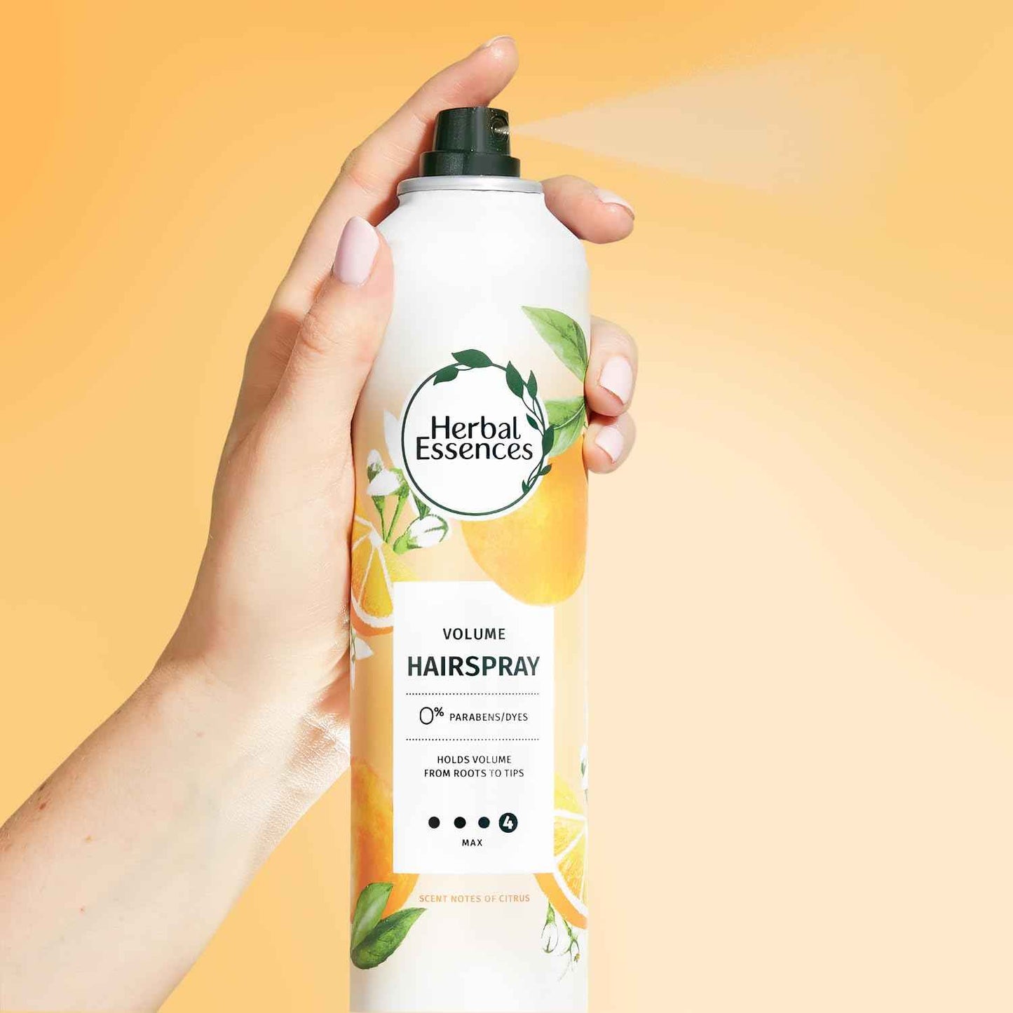 Herbal Essences Volumizing Hairspray, Strong Hold, Fresh Citrus Scent, Pack of 3, 24 oz Total
