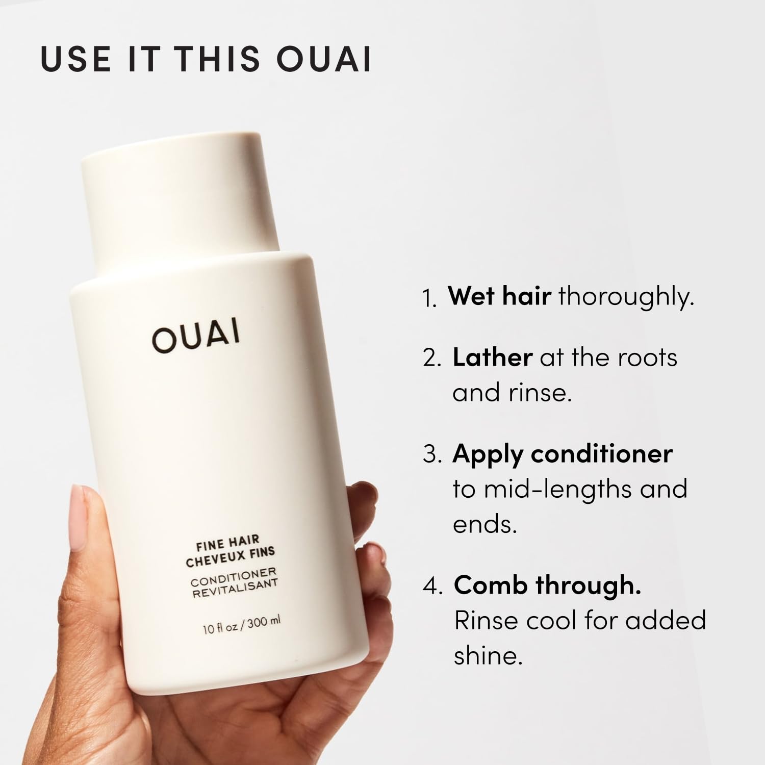 OUAI_Fine_Shampoo_and_Conditioner_Set_-_Sulfate_Free_Shampoo_and_Conditioner_for_Women_&_Men_-_Made_with_Keratin,_Marshmallow_Root,_Shea_Butter_&_Avocado_Oil_-_Free_of_Parabens_&_Phthalates_(10_Fl_Oz)