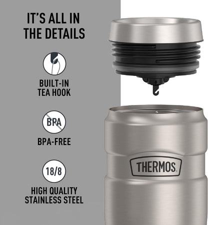 THERMOS_Stainless_King_Vacuum-Insulated_Travel_Tumbler,_16_Ounce,_Matte_Steel