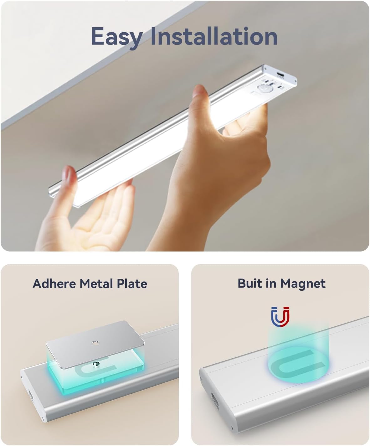 Under_Cabinet_Lighting,_LED_Motion_Sensor_Light_Indoor,_2200mAh_USB_Rechargeable_Closet_Lights_Battery_Operated,_Stick_On_Magnetic_Wireless_Dimmable_Under_Counter_Lights_for_Kitchen,_Stairs_(2_Pack)_-_8_inch/13_inch